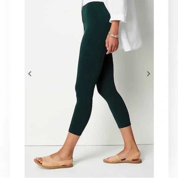 J. Jill Black Capri Women's Leggings - Picture 1 of 3